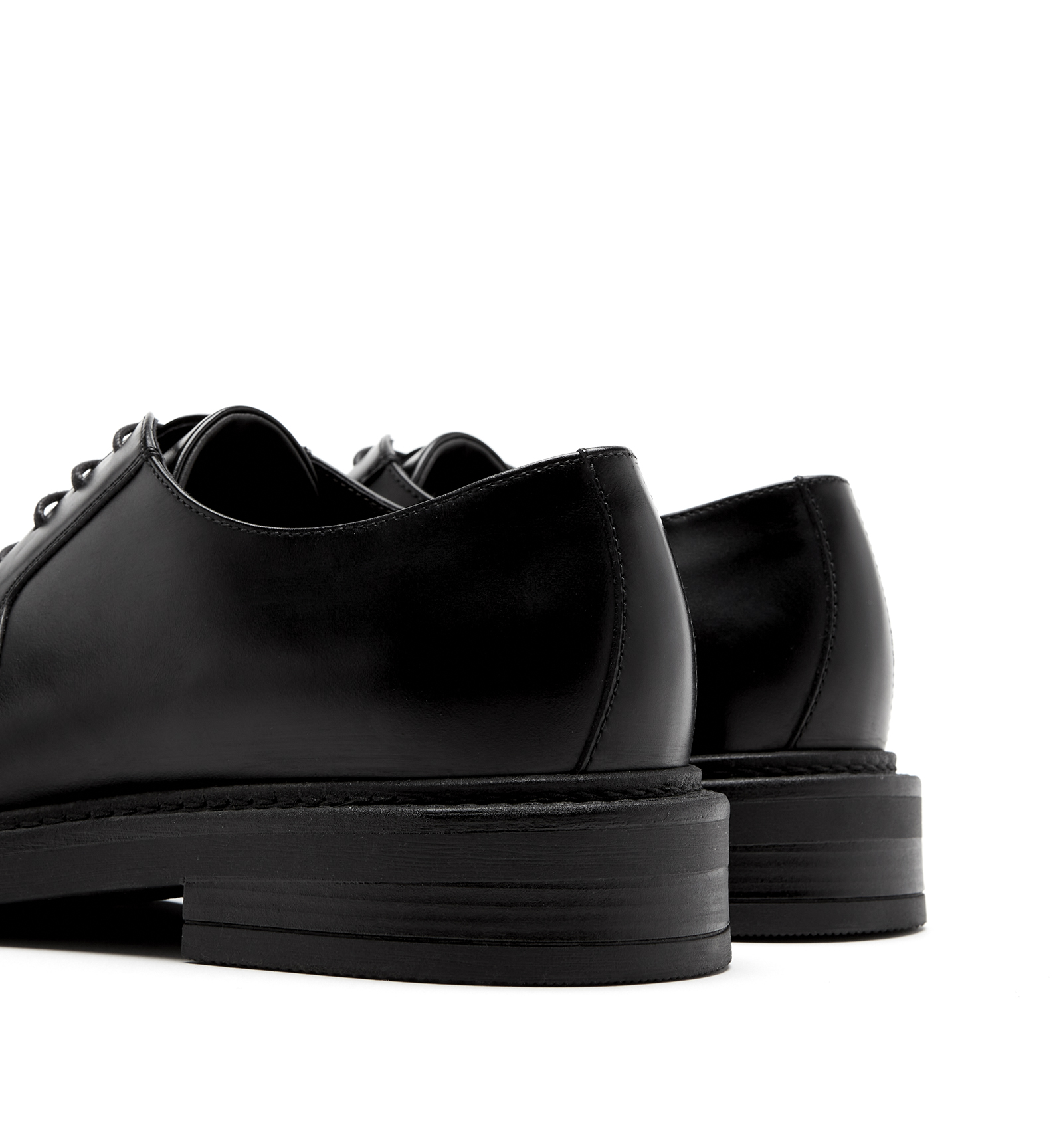 Shop La Canadienne Amari Mens Leather Shoes In Black