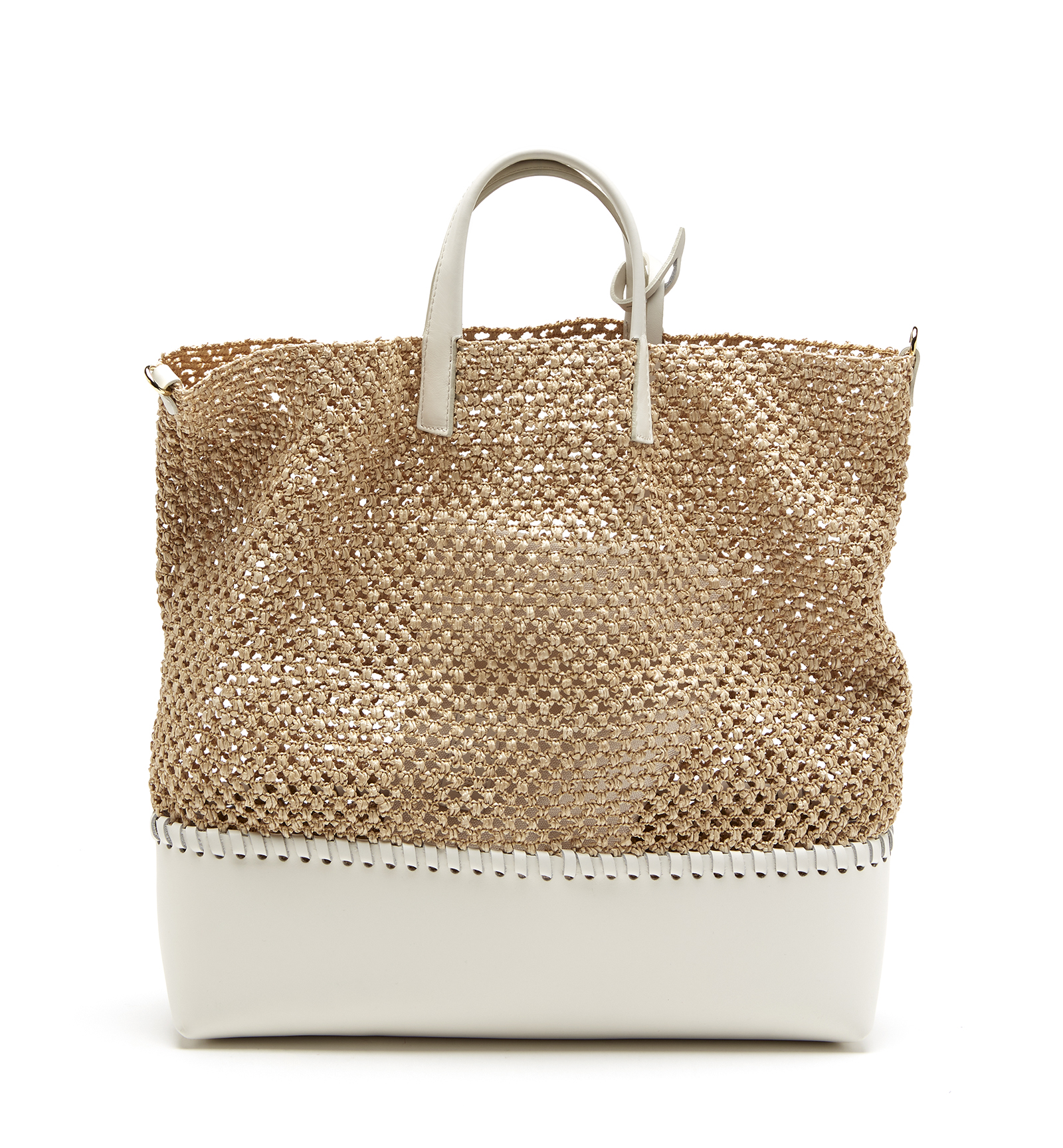 Shop La Canadienne Pamalla Leather Bag In White