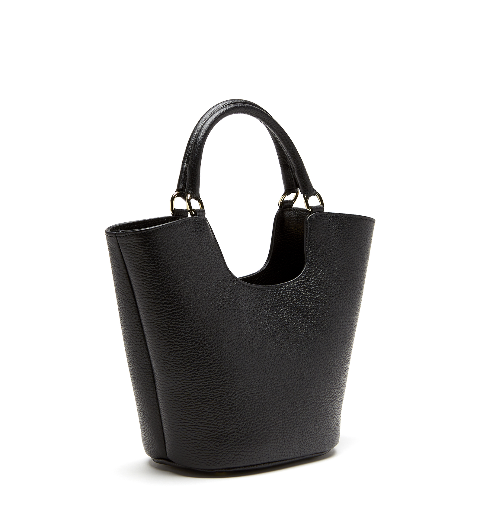 Shop La Canadienne Poetic Leather Tote Bag In Black