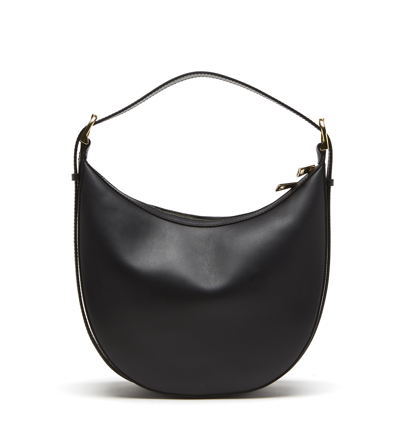 Shop La Canadienne Prima Leather Shoulder Bag In Black
