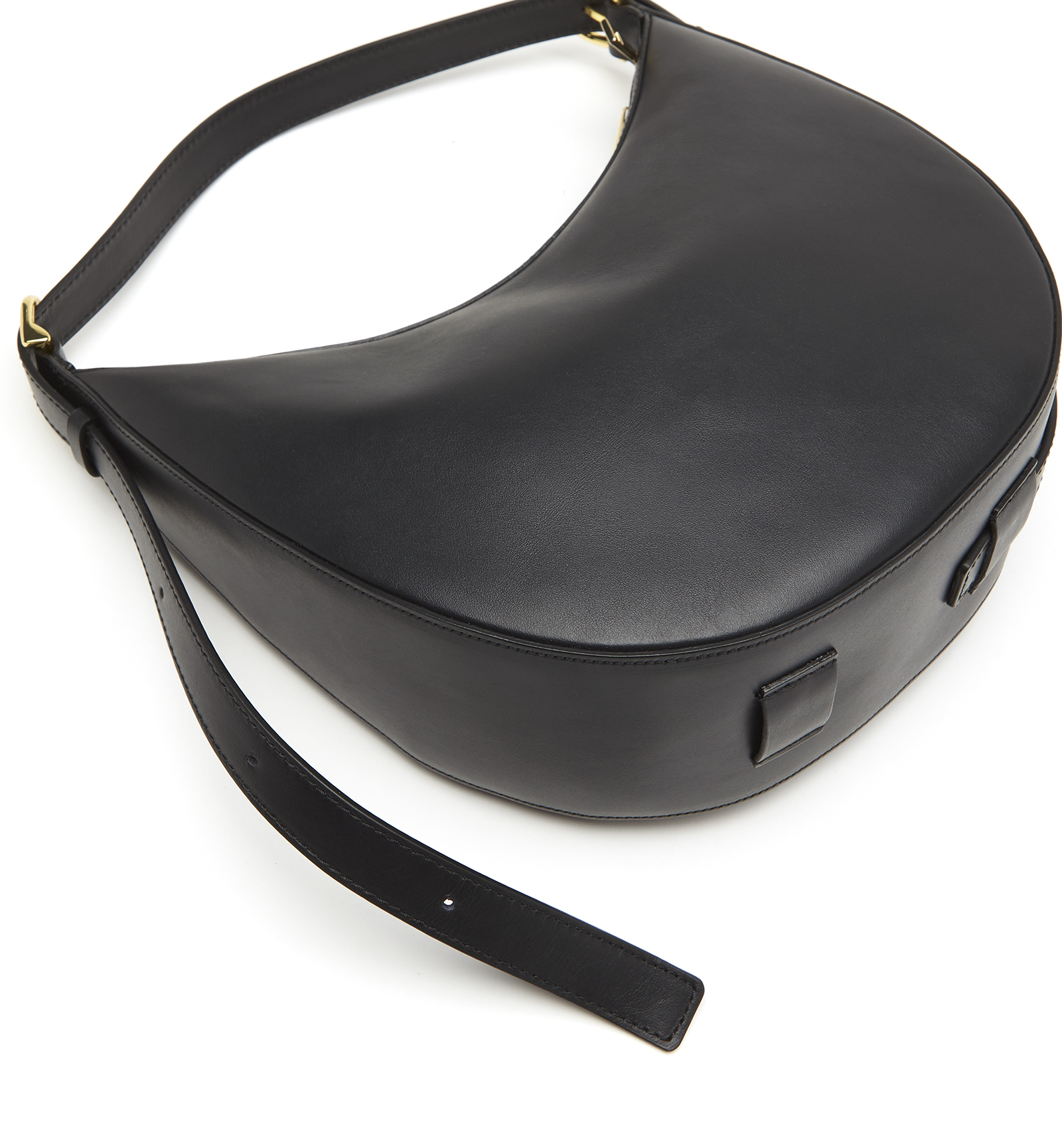Shop La Canadienne Prima Leather Shoulder Bag In Black