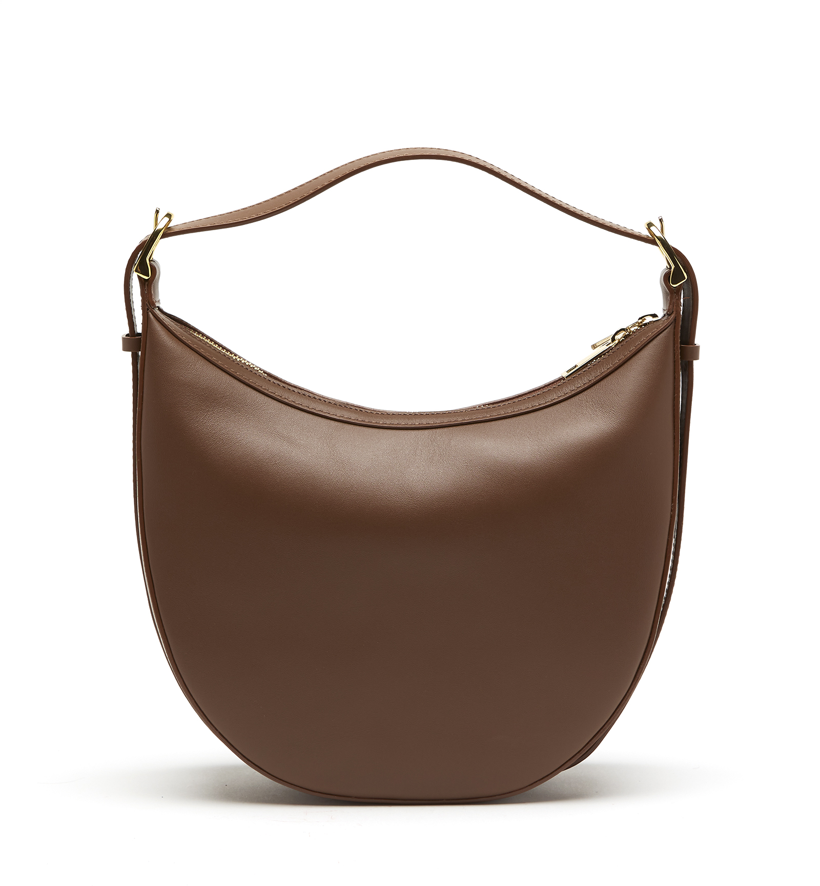 Shop La Canadienne Prima Leather Shoulder Bag In Brown