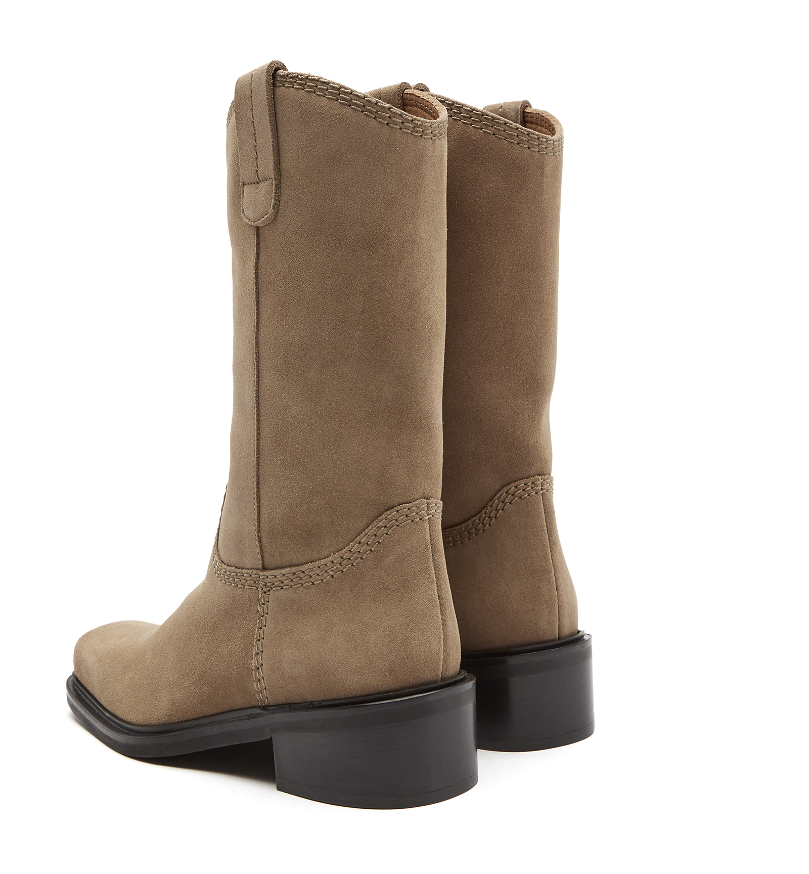 Shop La Canadienne Buzzy Suede Boot In Biscotti