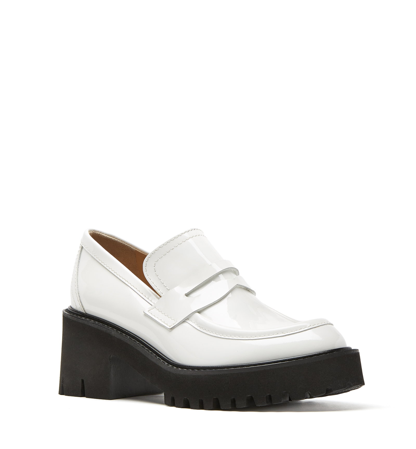 Shop La Canadienne Readmid Leather Loafer In White
