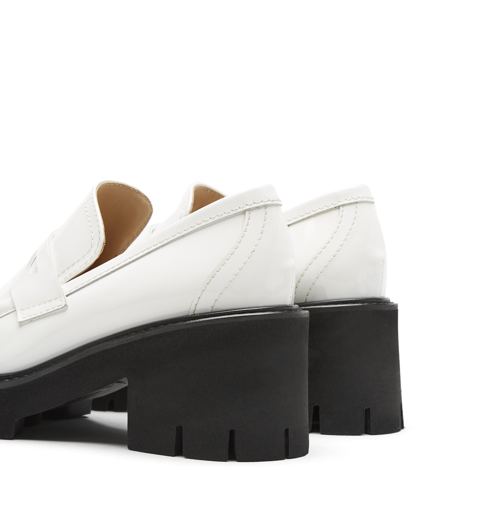 Shop La Canadienne Readmid Leather Loafer In White