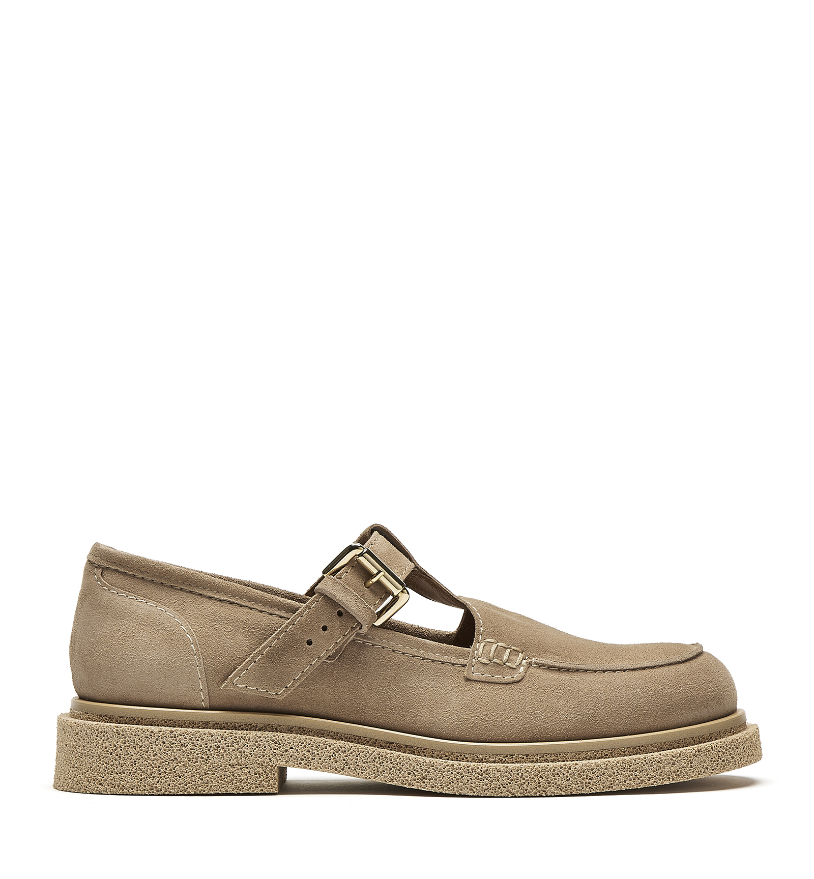 La Canadienne Relax Suede Loafer In Sand