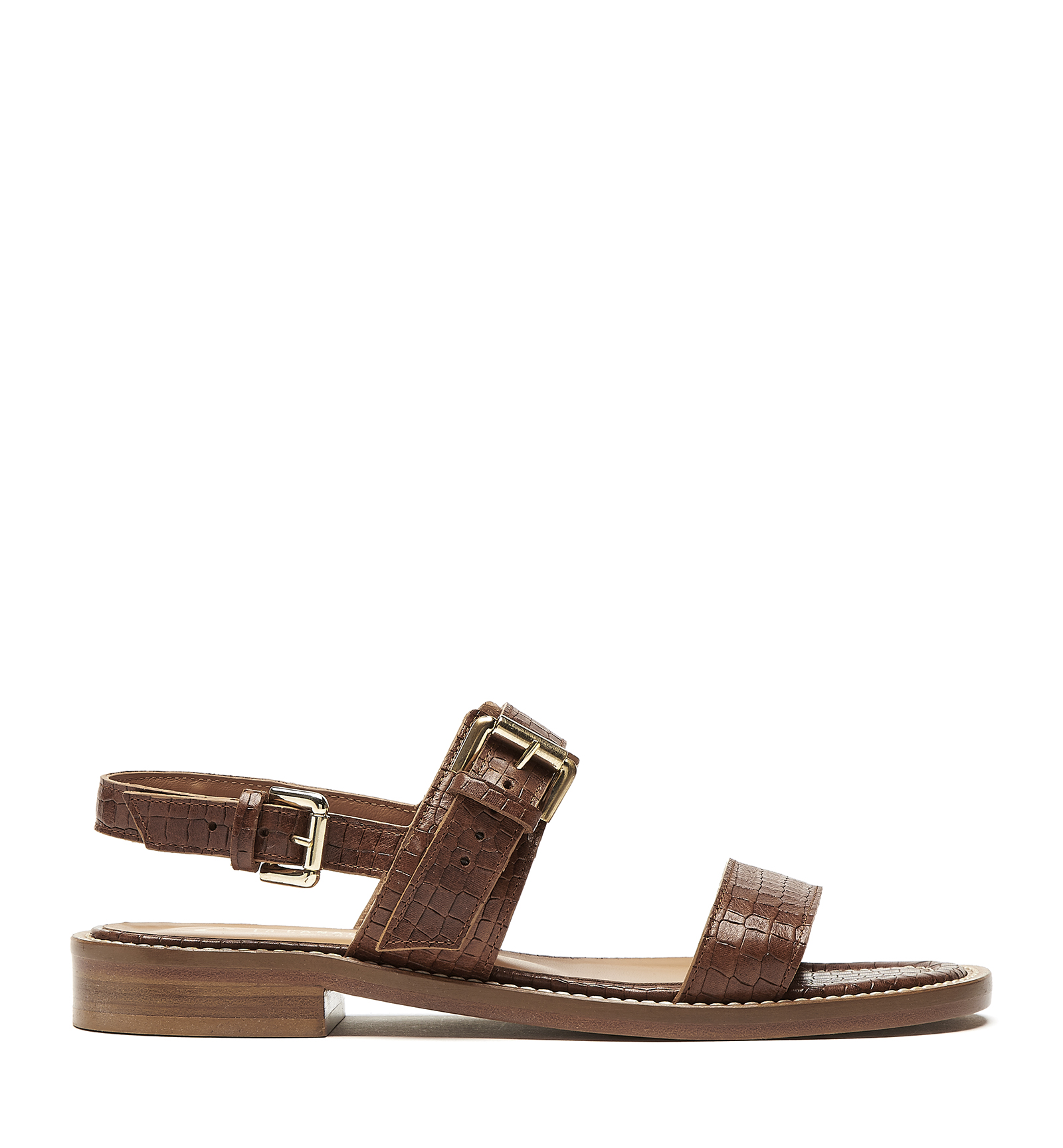 La Canadienne Revive Leather Sandal In Brown