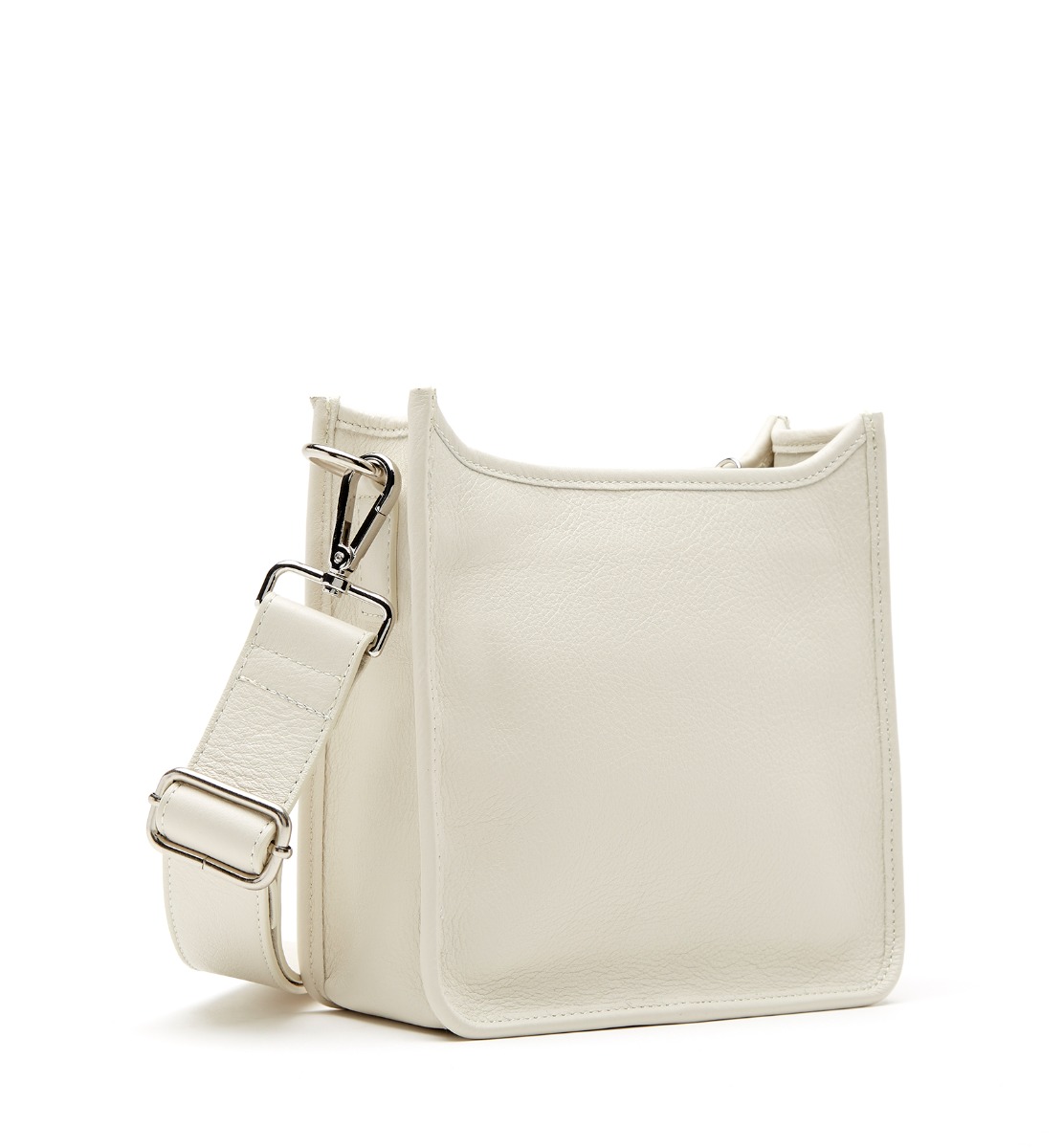 Shop La Canadienne Oggy Leather Bag In White