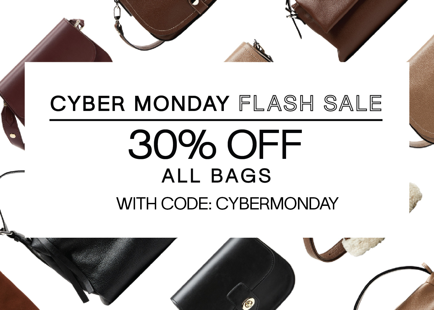 30% OFF ALL BAGS